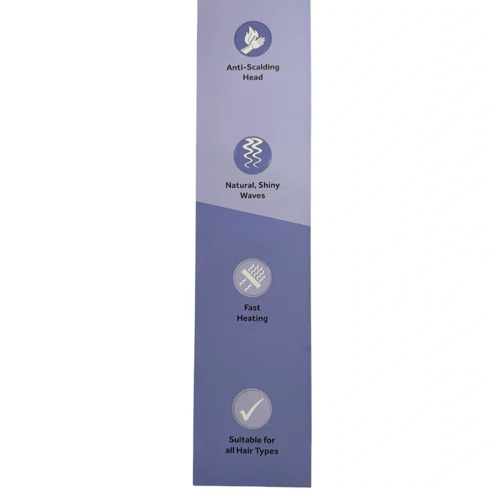 Bliss Triple Barrel Hair Waver Beach Waves Curling Iron Styler NEW - Picture 5 of 7